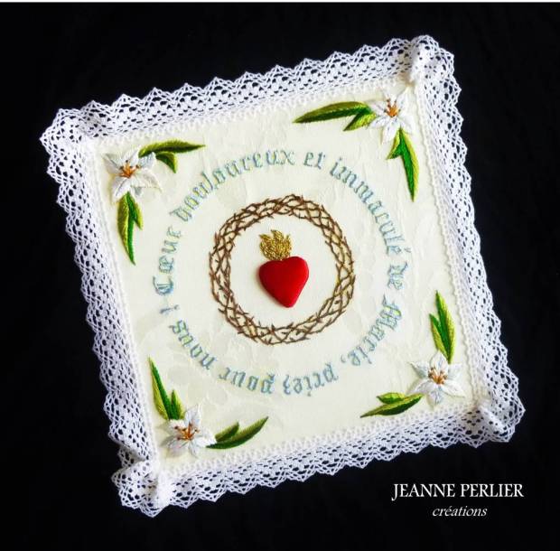 JEANNE PERLIER - Coeur douloureux - biais